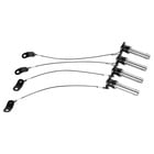 Front Lock Pins for HDL 20-A and HDL 18-AS Speaker Systems, 4 Pack