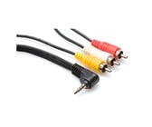 5' Right-Angle 3.5mm TRRS to Composite A/V Cable