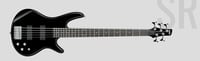 Weathered Black GIO Series 5-String Electric Bass