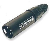 Whirlwind WI3M BLACK XLRM Black Inline Connector