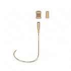 Omnidirectional Lavalier Microphone with open end cable, Beige