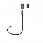 Omnidirectional Lavalier Microphone with Pigtail Leads, Black