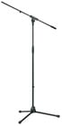36"-64" Microphone Stand with 32" Boom Arm, Grey