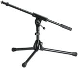 K&M 25910B 11" Low-Level Microphone Stand with 20.6" Boom Arm