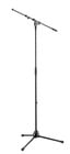 35"-63" Microphone Stand with 18"-30" Boom Arm, Black