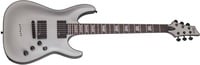 C-1 Platinum Satin Silver String-Thru Electric Guitar