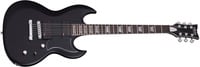 S-II Platinum Satin Black String-Thru Electric Guitar