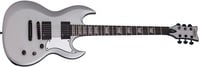 S-II Platinum Satin Silver String-Thru Electric Guitar