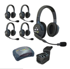 Eartec Co HUB5D Eartec UltraLITE/HUB Full Duplex Wireless Intercom System w/ 5 Headsets