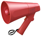 6W Megaphone with Siren, Red