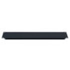 Lowell SEP-2 Blank Rack panel, 2 Rack Unit, 18 AWG, Black