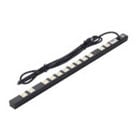 Lowell ACS-1512 Power Strip, 15A, 12 Outlets, 6' Cord