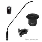 IS Series Gooseneck Mic Package, Super Cardioid