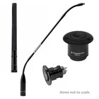 IS Series Gooseneck Mic Package, Mini Shotgun