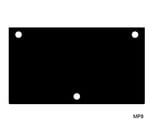 Mystery Electronics MP8-MYSTERY ModuLine Blank Insert Panel