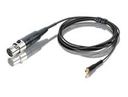 E6 Earset Cable with TA4F, 2mm Black