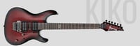 Kiko Loureiro Signature 6-String Electric Guitar, Transparent Red Burst