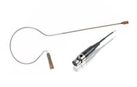 E6 Directional Earset Mic with TA4F and Mid Gain, 1mm Cocoa