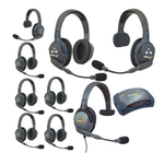 Eartec Co HUB926MXS Eartec UltraLITE/HUB Full Duplex Wireless Intercom System w/ 9 Headsets
