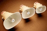 Paging Horn,10W,70.7V/25V w/ Transformers