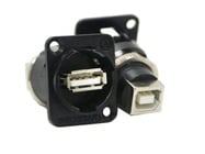 EH Series USB-A to USB-B Feed Through Connectors