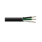 Power Cable, 10 AWG, 3-Conductor, Submersible, Flexible, 250'