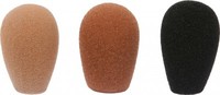 Beige Windscreens for HSU Headset Mics, 5 Pack