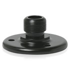 Atlas IED AD-12E Surface Mount Male Mic Flange 5/8"-27 Thread, Ebony