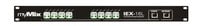 1RU 16-Channel Analog Line-Level Input Expander Module with 2x8 ADAT Inputs