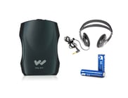 Williams AV PPA R37 HD Personal PA FM Receiver, HED 021 Headphone + Batteries + Clip