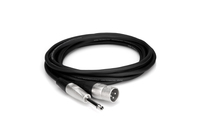 5' Pro Series 1/4" TS to XLRM Audio Cable