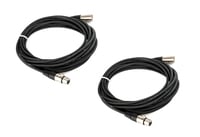 Cable Up MIC-20 2-Pack Bundle 2x XLR Microphone Cables