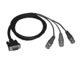 Philmore 45-5506 Shielded RGB - Video Cable 6 ft HD15 Male to 3 BNC Male Cable