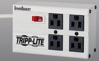 Isobar Surge Protector with 4-Outlets, 6' Cord