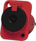 Whirlwind WCQF-RED  Conn. TS Chassis Mount Jack 