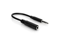 Hosa MHE-158 3.5mm TRRSF to Slim 3.5 TRRS Headphone Adapter