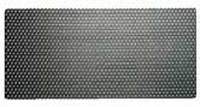 7"H Vented Blank Panel Black