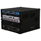 Odyssey FZAR08BL Pro Amplifier Rack Case, 8 Rack Units, Black