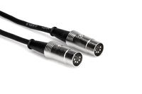 10' 5-pin Din to 5-pin DIN MIDI Cable with Metal Plugs