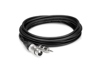 25' XLRF to 3.5mm TRS Microphone Cable