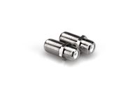 Hosa NFF-339 F Female to F Female Coaxial Video Coupler, 75 Ohm, 2 Pack