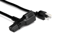 Hosa PWD-402 2' Piggyback IEC C13 to NEMA 5-15P Power Cord, 14 AWG