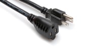 15' NEMA 5-15 Power Extension Cord, 14 AWG