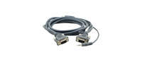 Molded 15-pin HD(Male-Male) Flexible Cable with Audio (25')