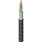 Belden 2183P-1000  1000' 4-Pair 23 AWG Media Cable, Black