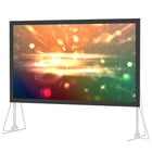 126" x 224" Fast-Fold Truss Frame Dual Vision Projector Screen