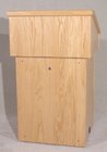 Soundcraft Systems LT3-SOUNDCRAFT Lectern w/Casters Natural Oak