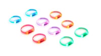 Hercules DJ LED Wristbands Pack 10-Pack LED Wristbands that Flash to the Beat of the Music