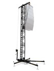 DAS GUIL-TMD-545 21' Portable Line Array Tower, 1100 lbs. Max, Black