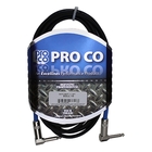 Pro Co EGLL-5 5' Excellines 1/4" TS Cable with Dual Right Angle Connector RS
